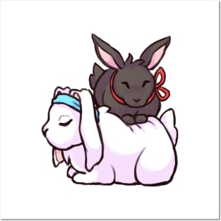 Wangxian bunnies Posters and Art